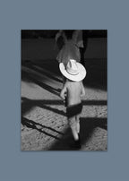 black and white cowboy kid photograph – little cowboy by skiy – los angeles 2024 – her sky visual series