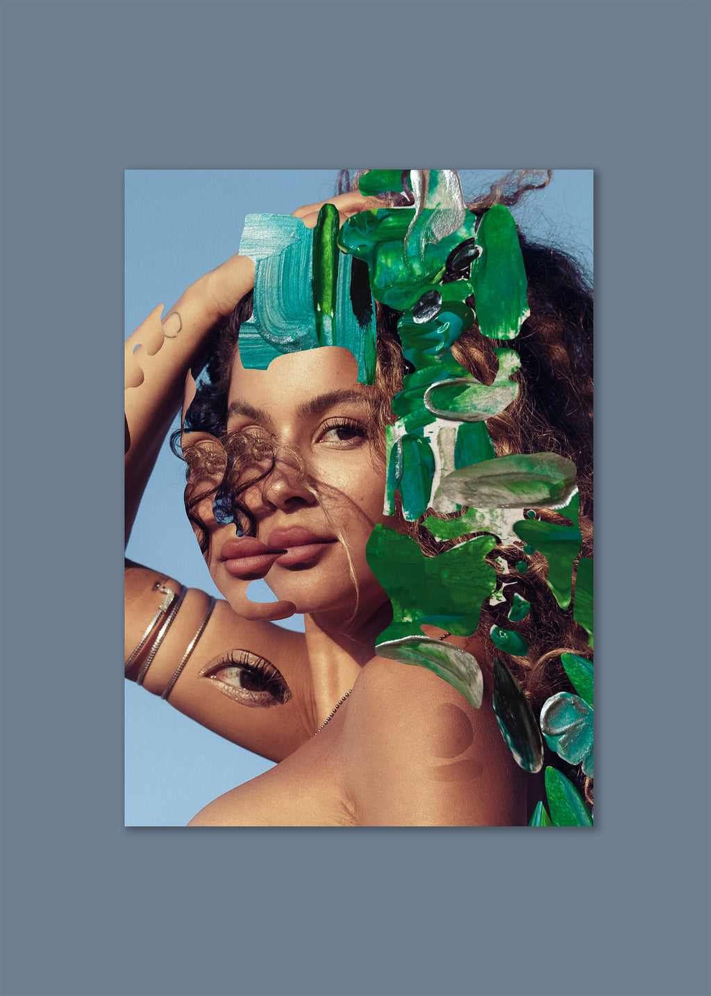 colorful symbolic self portrait of skiy – skiy self portrait by skiy – berlin 2025 – her sky visual series